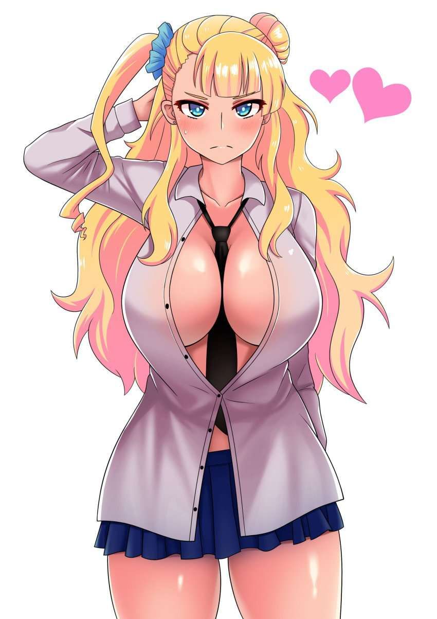 Tell me! Galko-chan's erotic image is a collection of guys who want to syco! 9