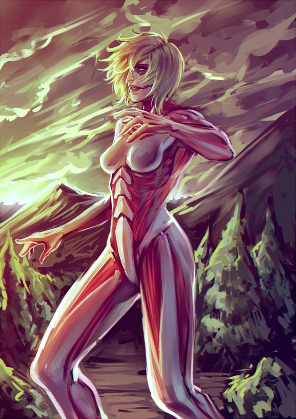 [Attack on Titan] female type giant is unbearable www erotic image 24 pieces 7