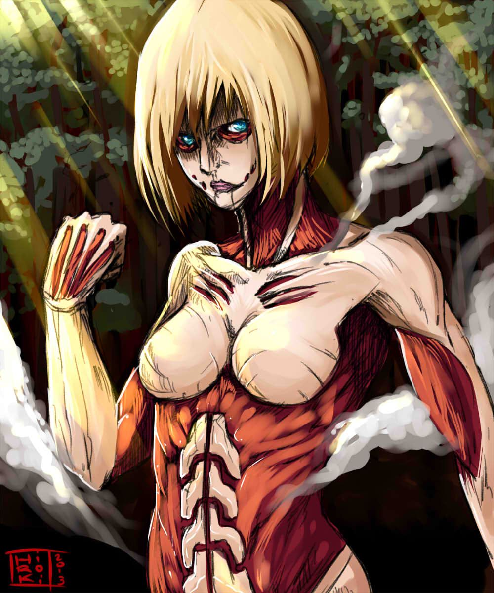[Attack on Titan] female type giant is unbearable www erotic image 24 pieces 9