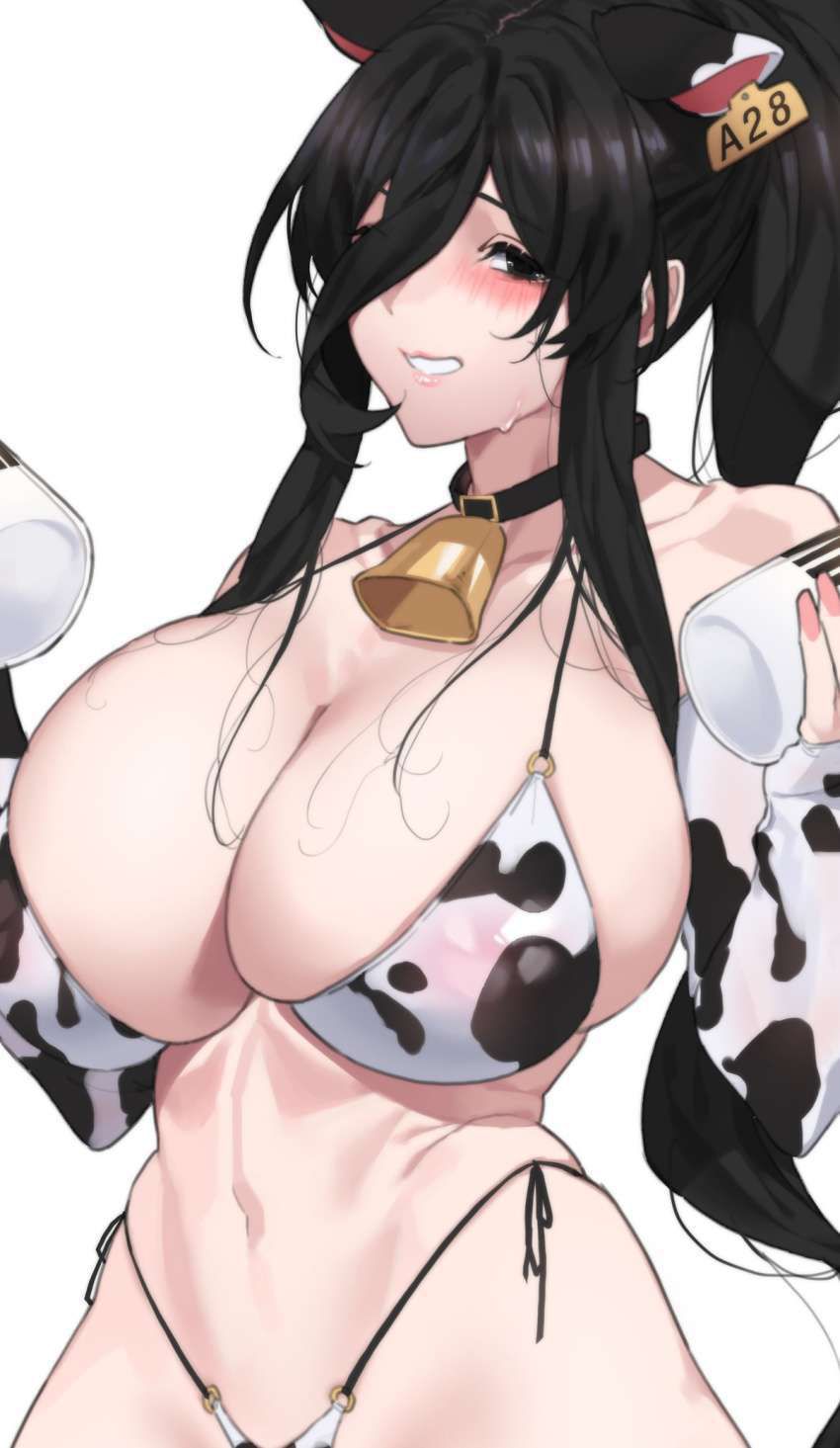 [Mea milk can not be weared] secondary erotic image of cow pattern swimsuit 27