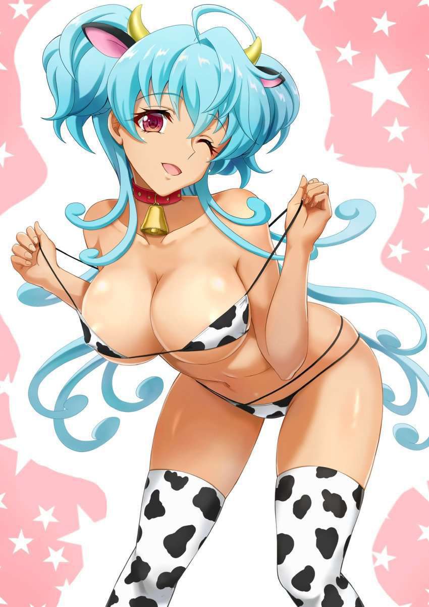 [Mea milk can not be weared] secondary erotic image of cow pattern swimsuit 30