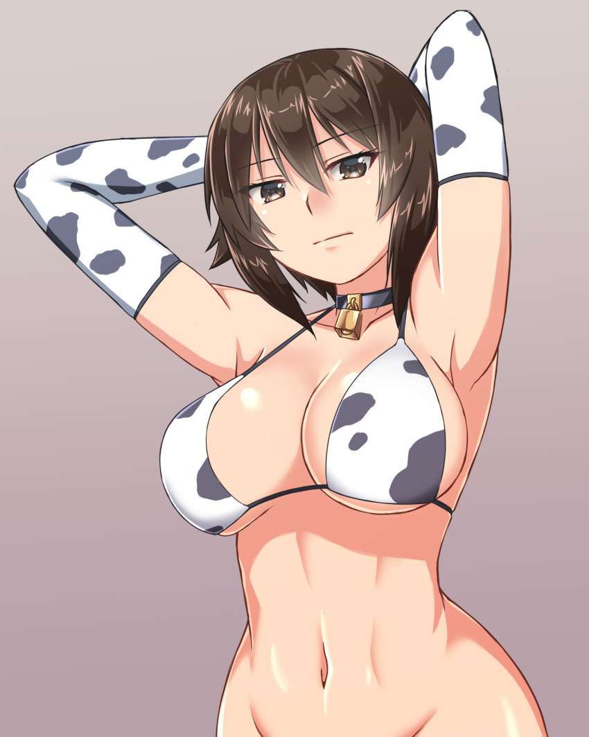 [Mea milk can not be weared] secondary erotic image of cow pattern swimsuit 8