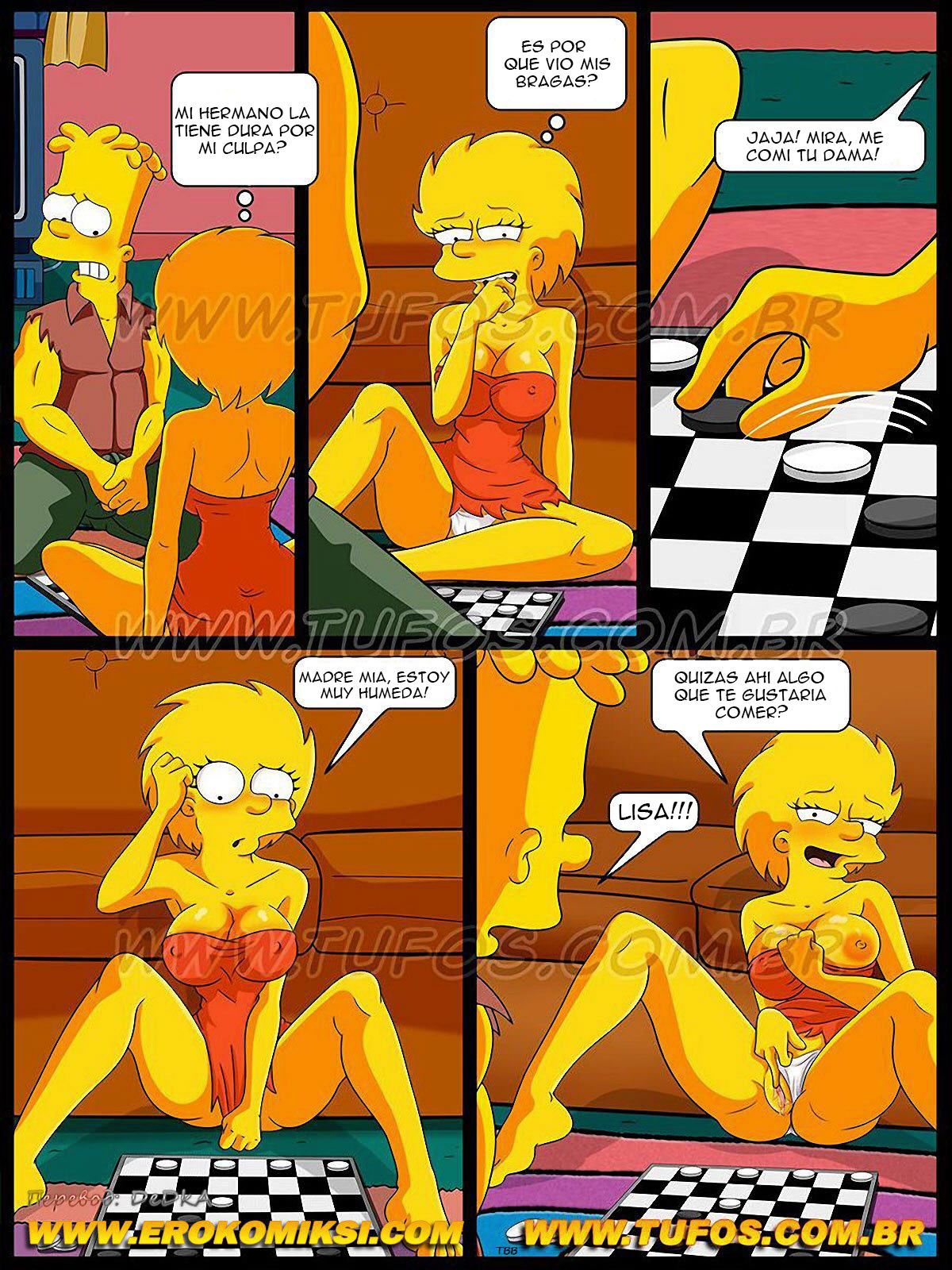 El Juego de Damas 1 (The Simpsons) (Spanish) 5