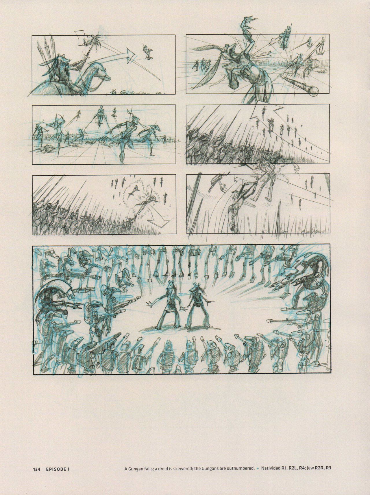 Star Wars Storyboards - The Prequel Trilogy 138