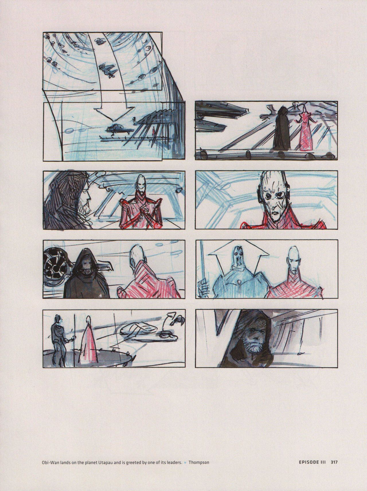 Star Wars Storyboards - The Prequel Trilogy 321