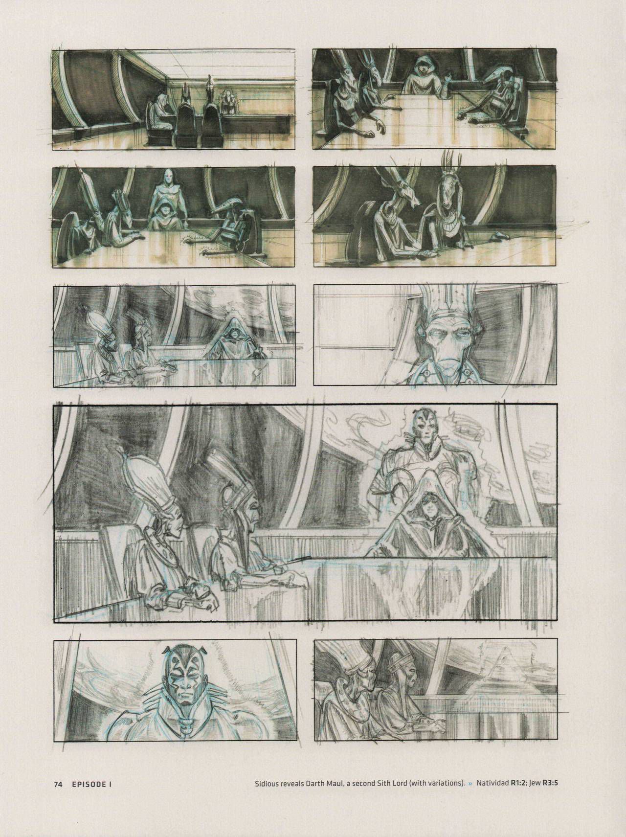 Star Wars Storyboards - The Prequel Trilogy 78
