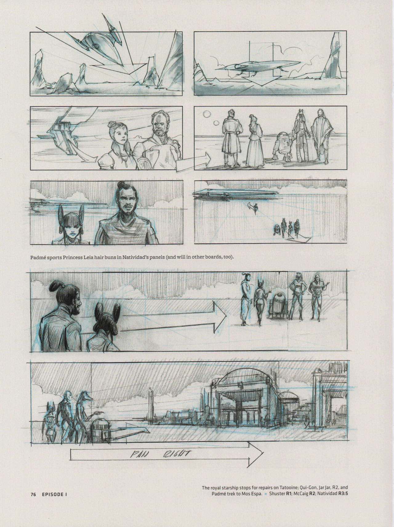 Star Wars Storyboards - The Prequel Trilogy 80