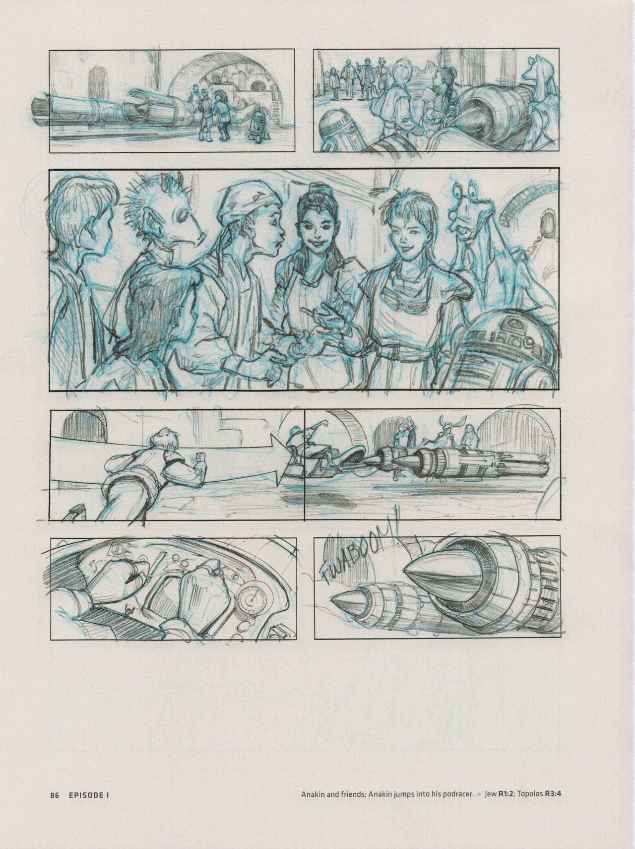 Star Wars Storyboards - The Prequel Trilogy 90
