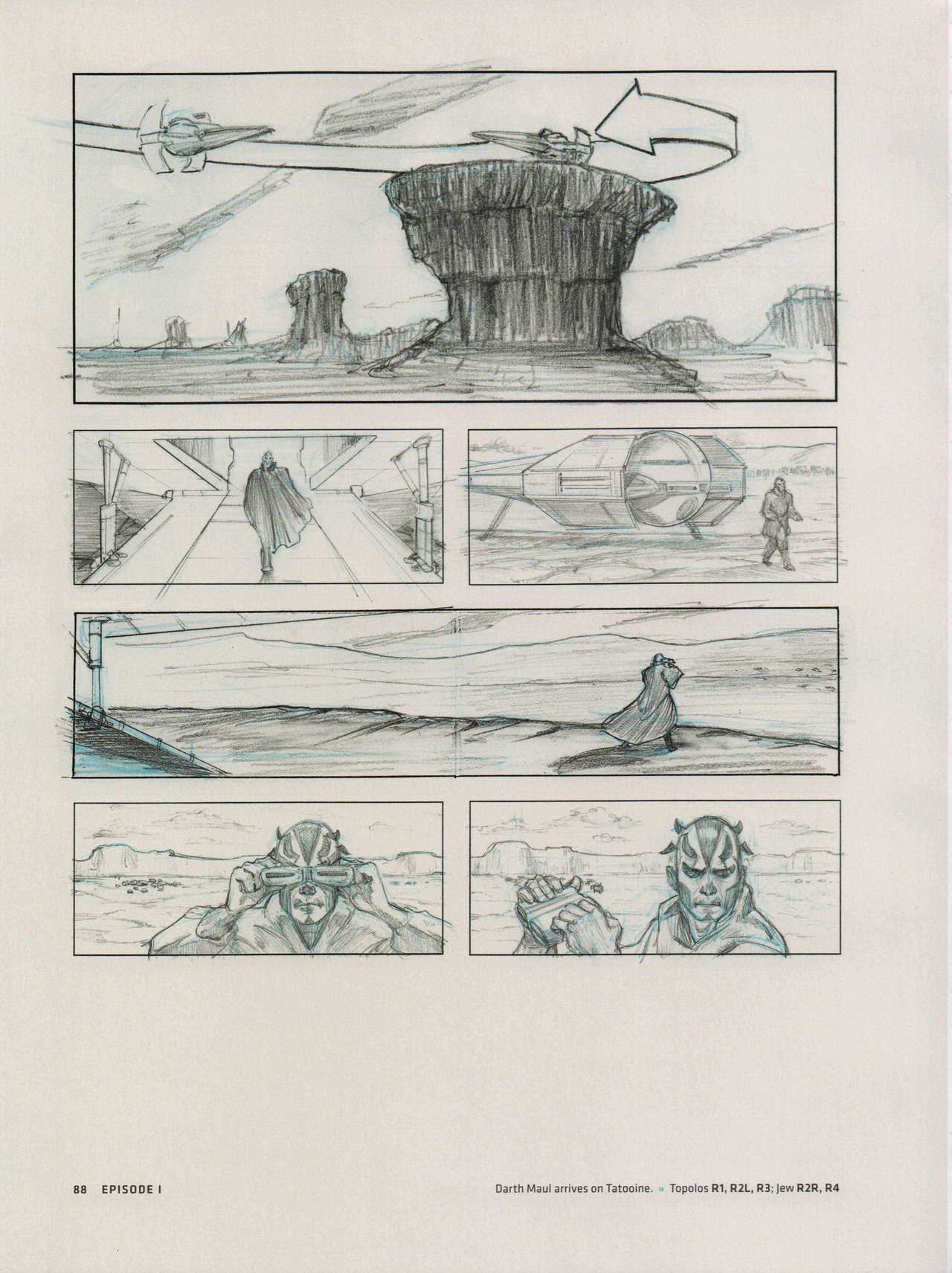 Star Wars Storyboards - The Prequel Trilogy 92