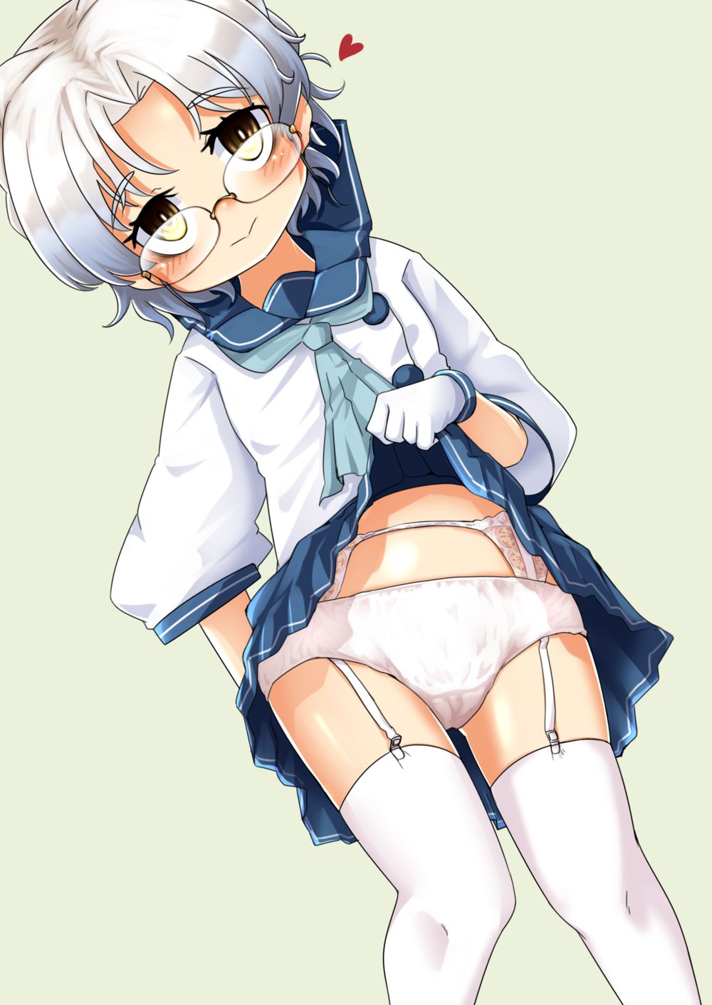 [Hirado-chan (ship this)] secondary erotic image of the lori glasses daughter kaido ship Hirado of fleet collection 17