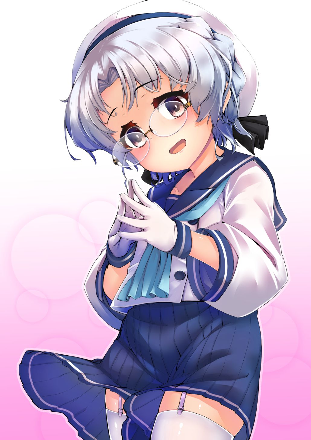 [Hirado-chan (ship this)] secondary erotic image of the lori glasses daughter kaido ship Hirado of fleet collection 21