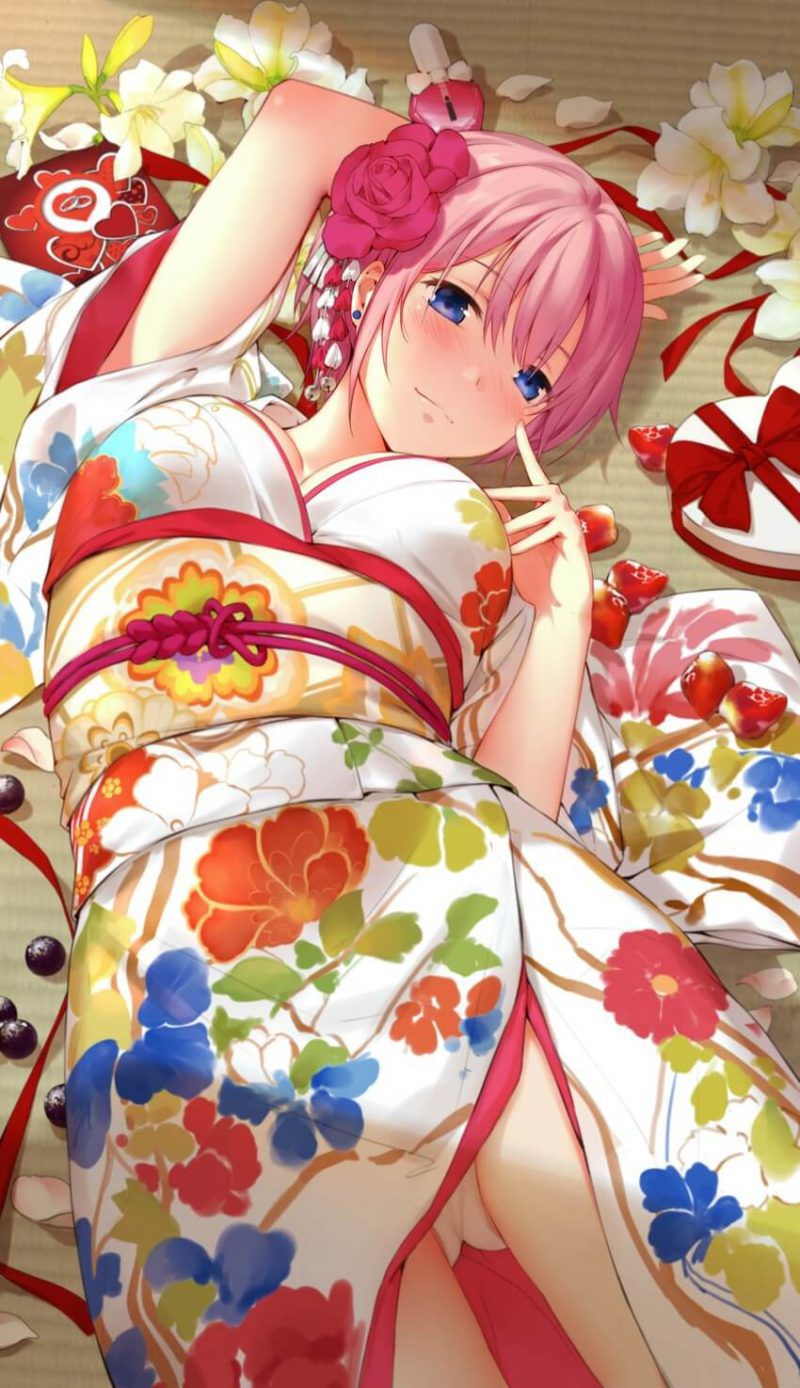 Japanese-style girls such as yukata, shrine maidens, and furisode are the best when you look at The New Year! Two-dimensional erotic image called 17