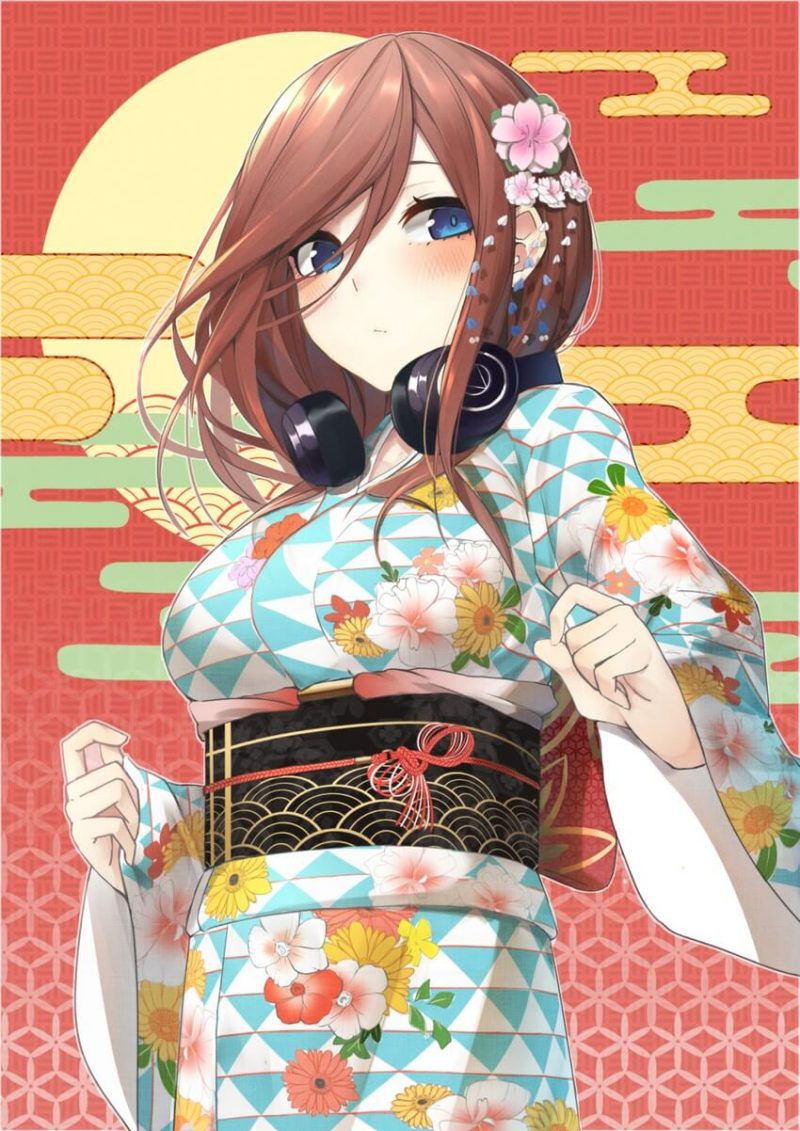 Japanese-style girls such as yukata, shrine maidens, and furisode are the best when you look at The New Year! Two-dimensional erotic image called 2