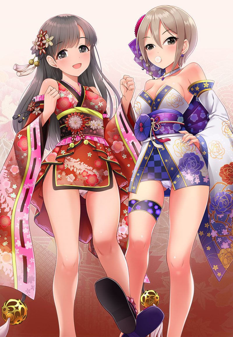 Japanese-style girls such as yukata, shrine maidens, and furisode are the best when you look at The New Year! Two-dimensional erotic image called 22