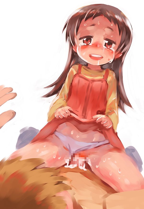 [Loli] Secondary erotic image of loli sex where a secondary loli girl is mercilessly seeded with while crying 18