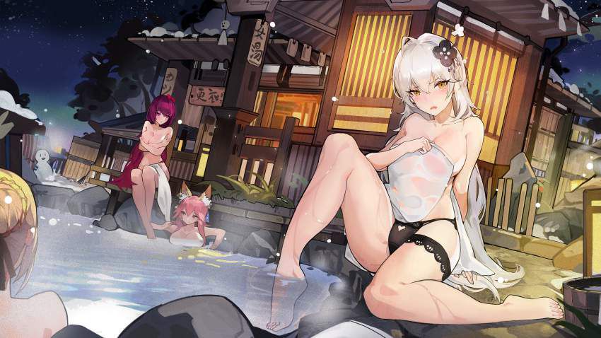 [3rd] secondary erotic image of FGO characters who heal daily fatigue in hot springs 11