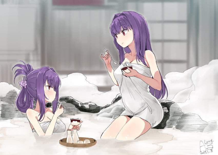 [3rd] secondary erotic image of FGO characters who heal daily fatigue in hot springs 14