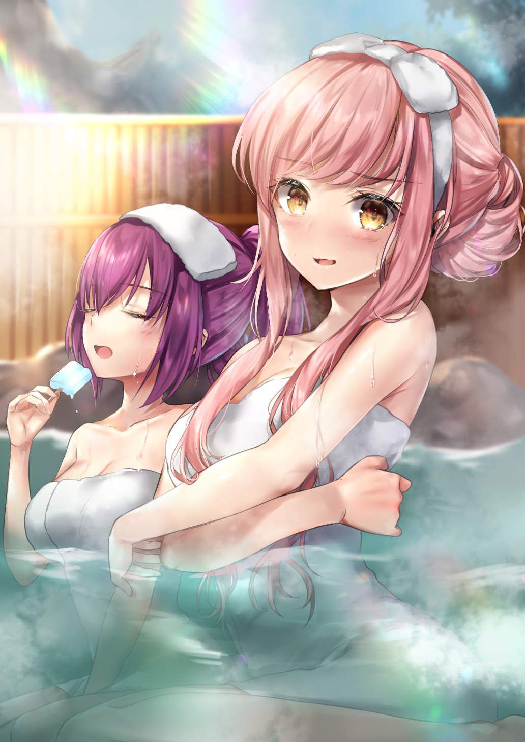 [3rd] secondary erotic image of FGO characters who heal daily fatigue in hot springs 23