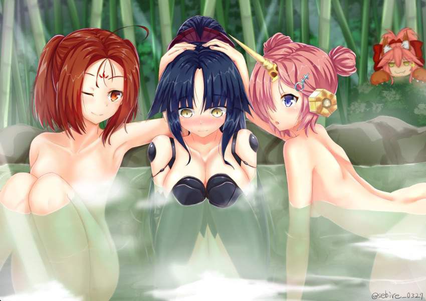 [3rd] secondary erotic image of FGO characters who heal daily fatigue in hot springs 47