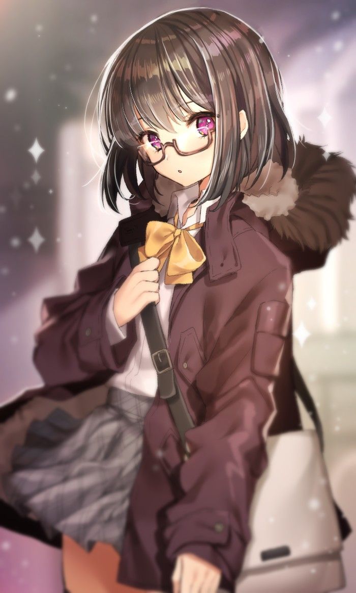 Two-dimensional erotic image feature that will prove that the glasses daughter is very cute and cute 14