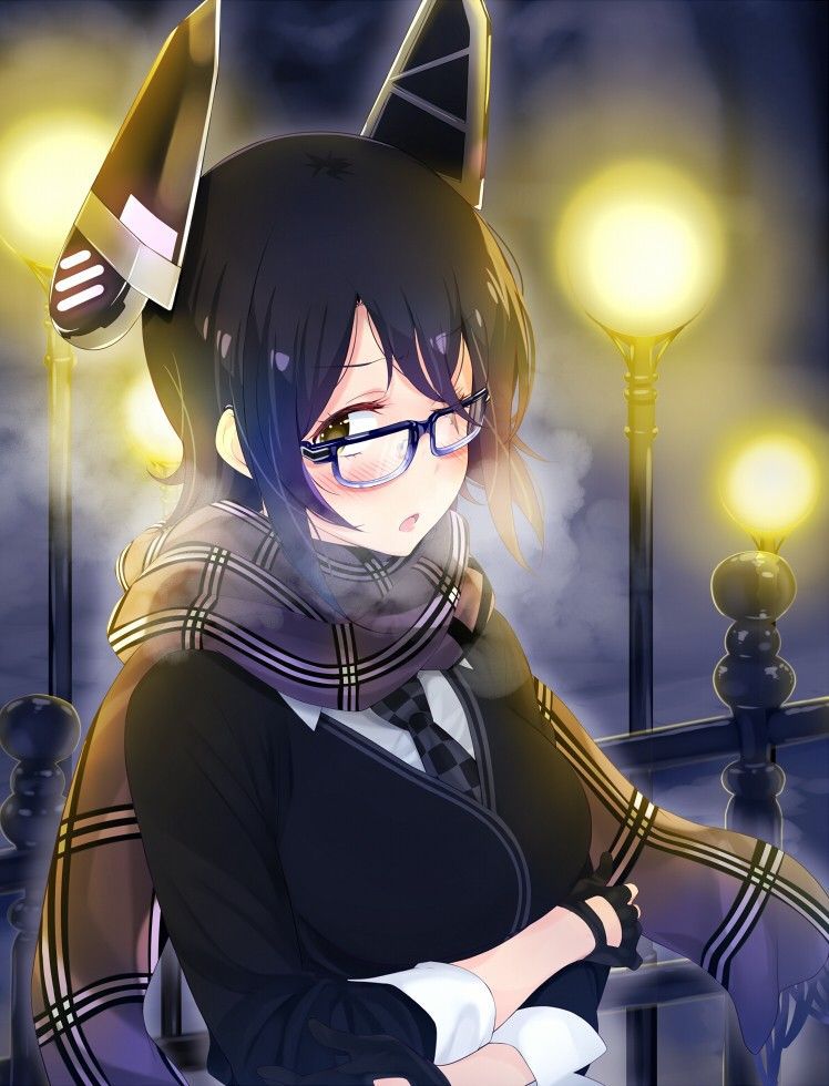 Two-dimensional erotic image feature that will prove that the glasses daughter is very cute and cute 21
