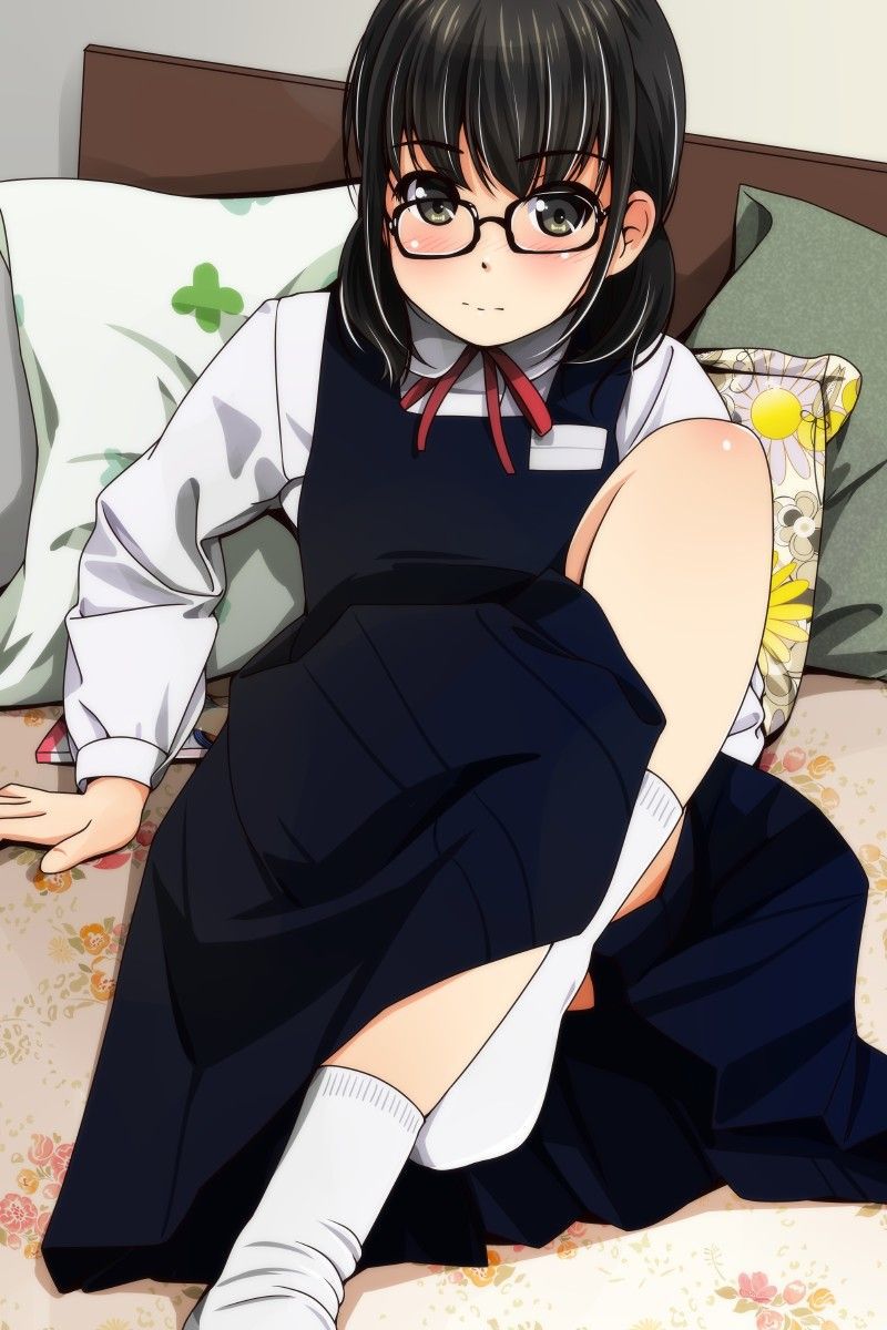 Two-dimensional erotic image feature that will prove that the glasses daughter is very cute and cute 23