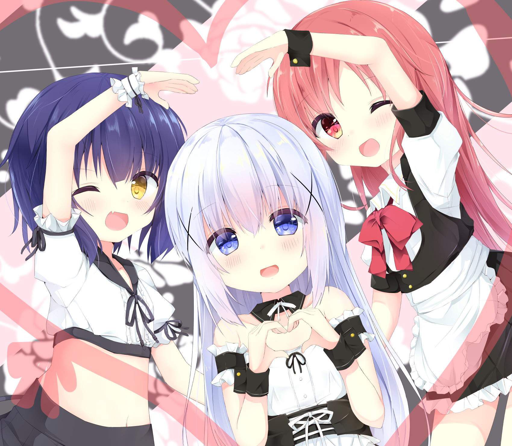 【Gochisa】Chimame Corps (Tomono Kafu &amp;amp; MayaJokawa &amp;amp; Megumi Natsue) ♡ (4) [Is your order a rabbit?] 】 28