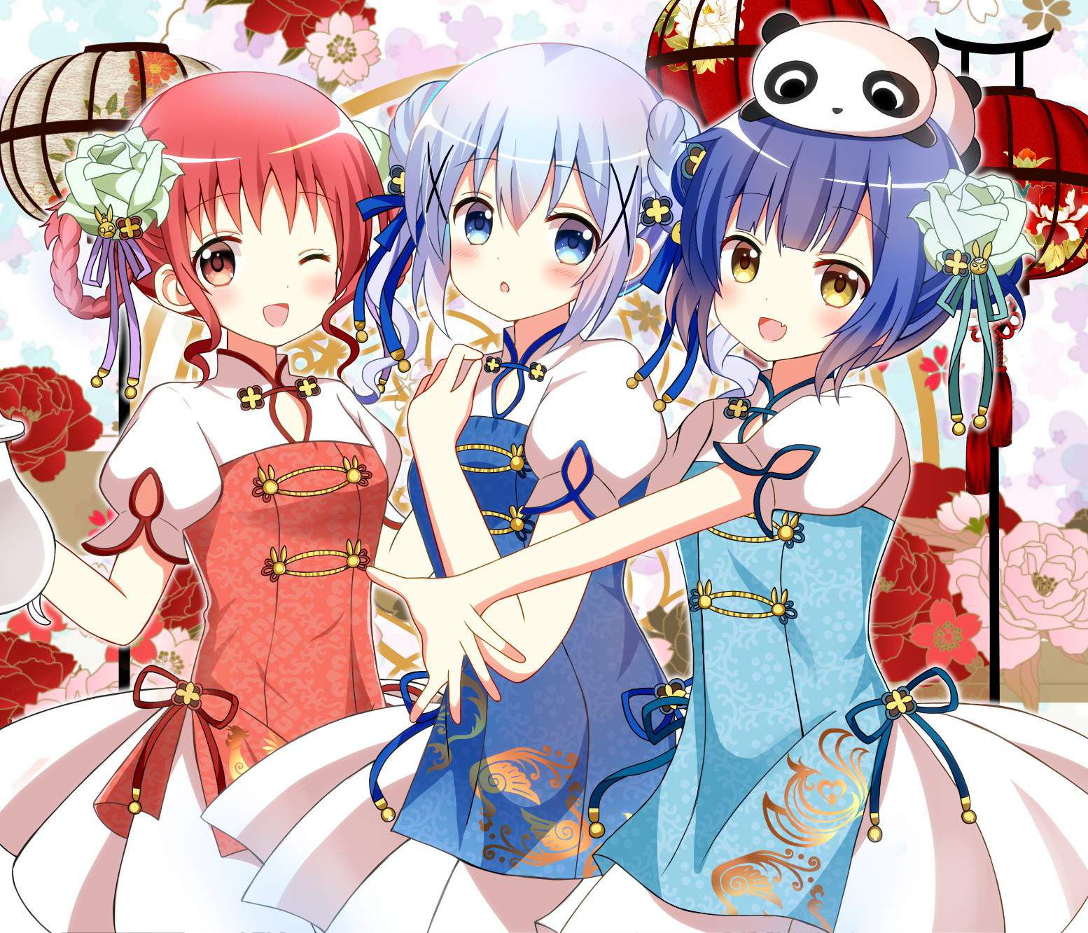 【Gochisa】Chimame Corps (Tomono Kafu &amp;amp; MayaJokawa &amp;amp; Megumi Natsue) ♡ (4) [Is your order a rabbit?] 】 29