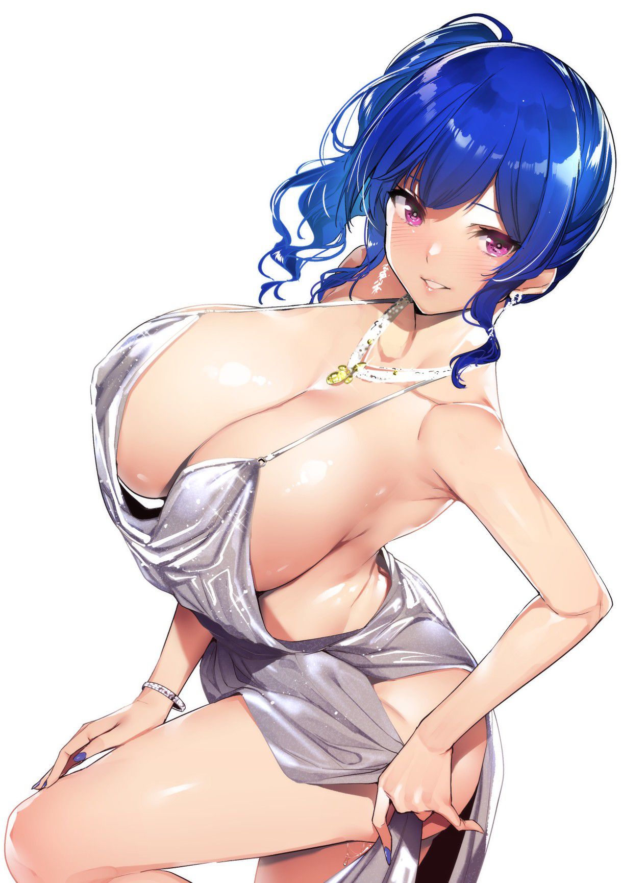 Erotic image of "blue hair beauty" that does not exist in reality even if it is a staple of water attribute character in fantasy 62