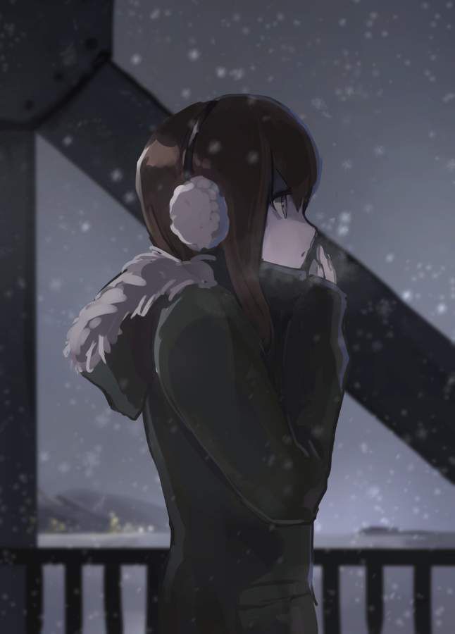 【Because it is winter】Secondary erotic image of girls exhaling white breath from their mouths 13