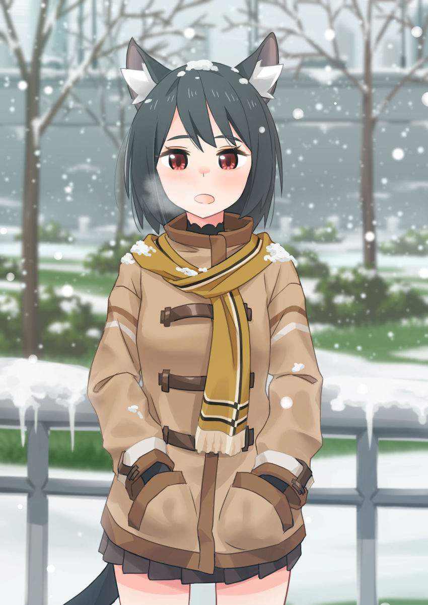 【Because it is winter】Secondary erotic image of girls exhaling white breath from their mouths 36