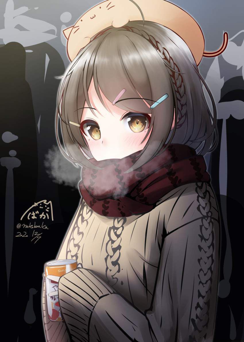 【Because it is winter】Secondary erotic image of girls exhaling white breath from their mouths 38