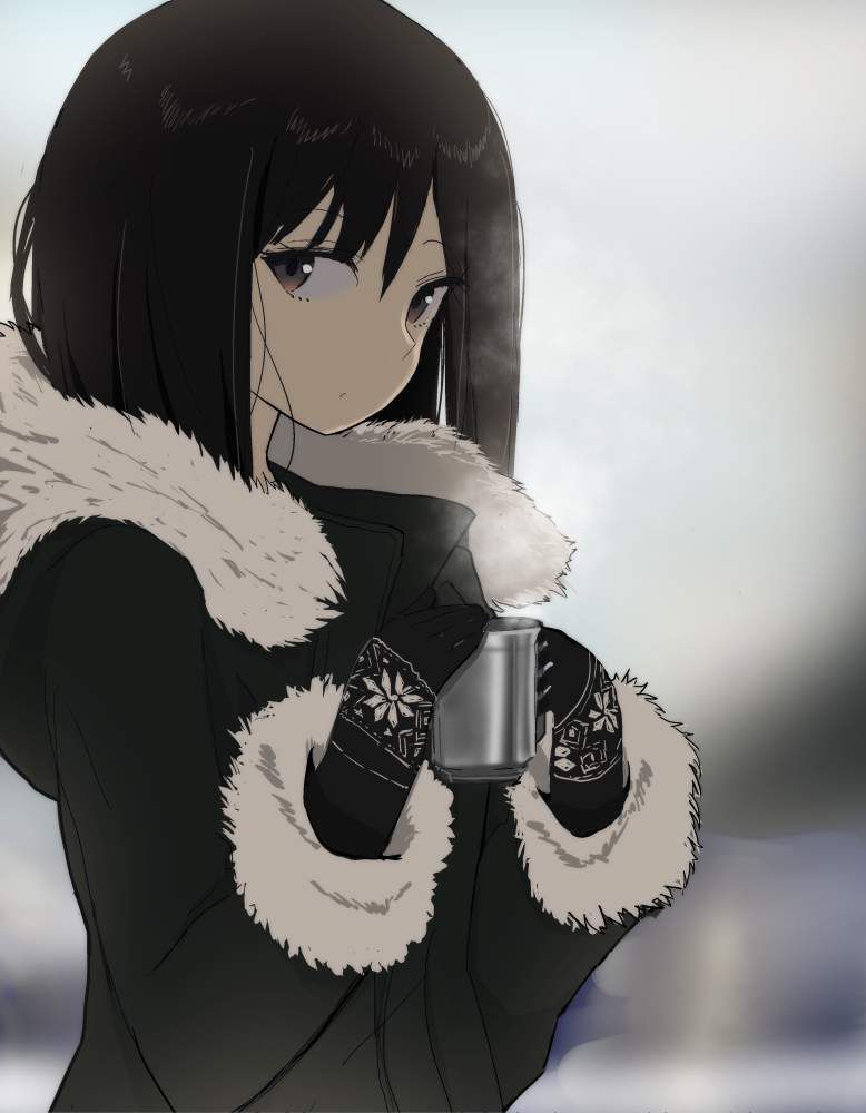 【Because it is winter】Secondary erotic image of girls exhaling white breath from their mouths 9