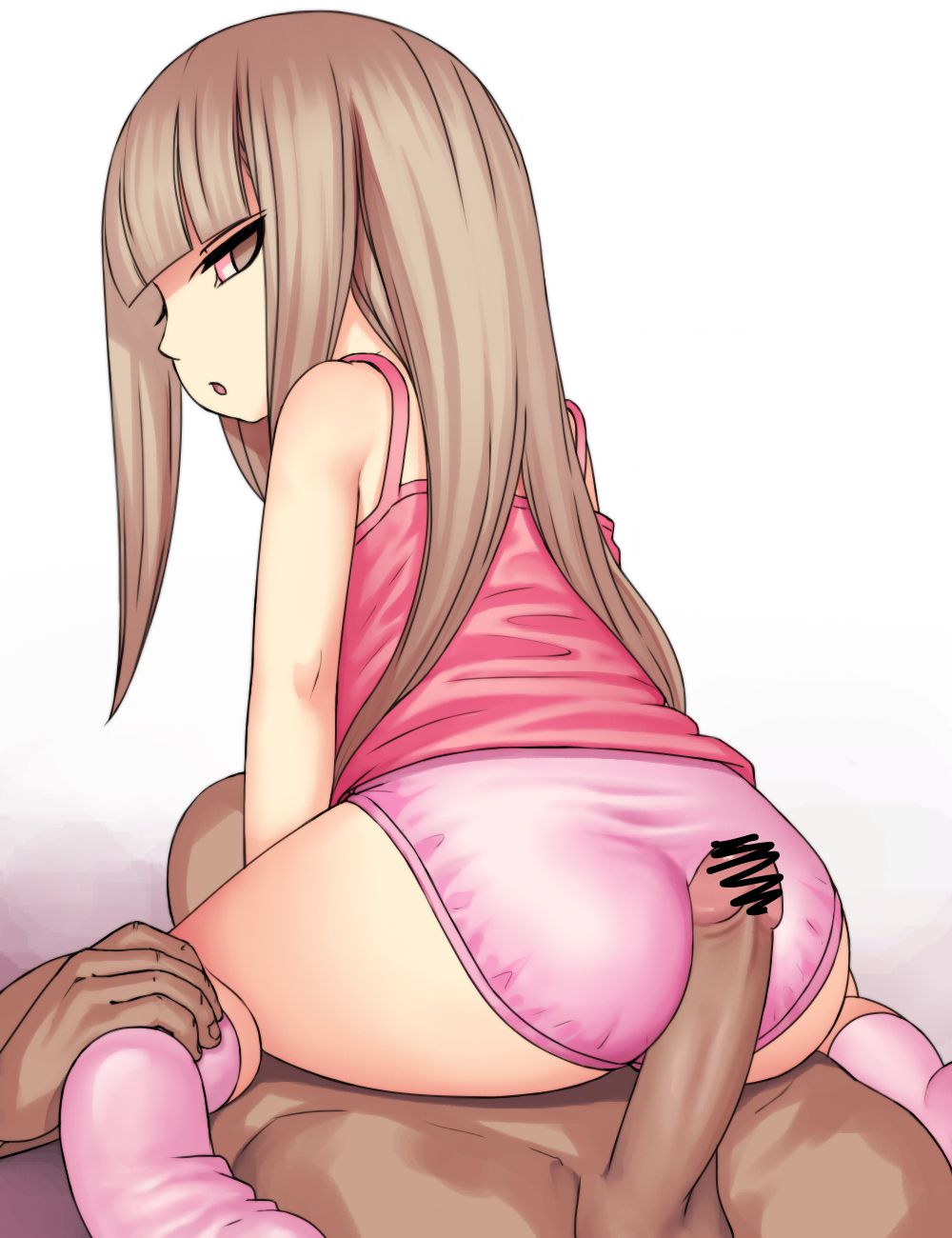 [Loli ass job] Secondary loli ass job secondary erotic image that is safe even at an age that cannot be inserted to rub the dick against the ass of a secondary loli girl 1