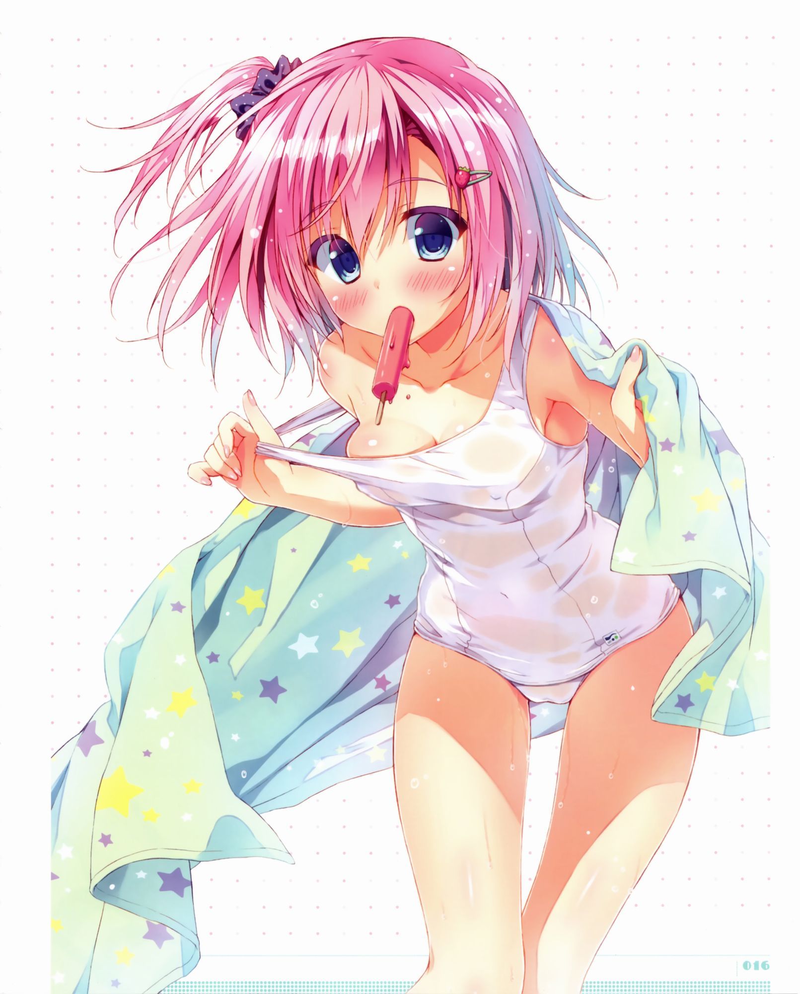 [Secondary] erotic image of "pink hair beautiful girl" that exists naturally as an anime character but has definitely not seen in reality 28