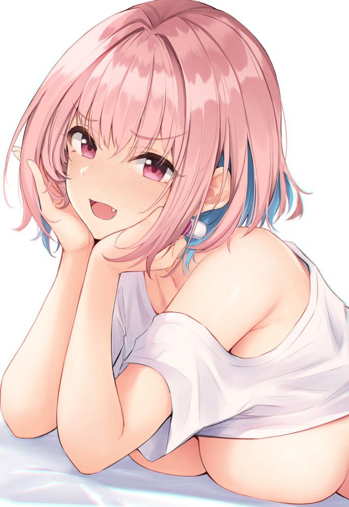 [Secondary] erotic image of "pink hair beautiful girl" that exists naturally as an anime character but has definitely not seen in reality 36
