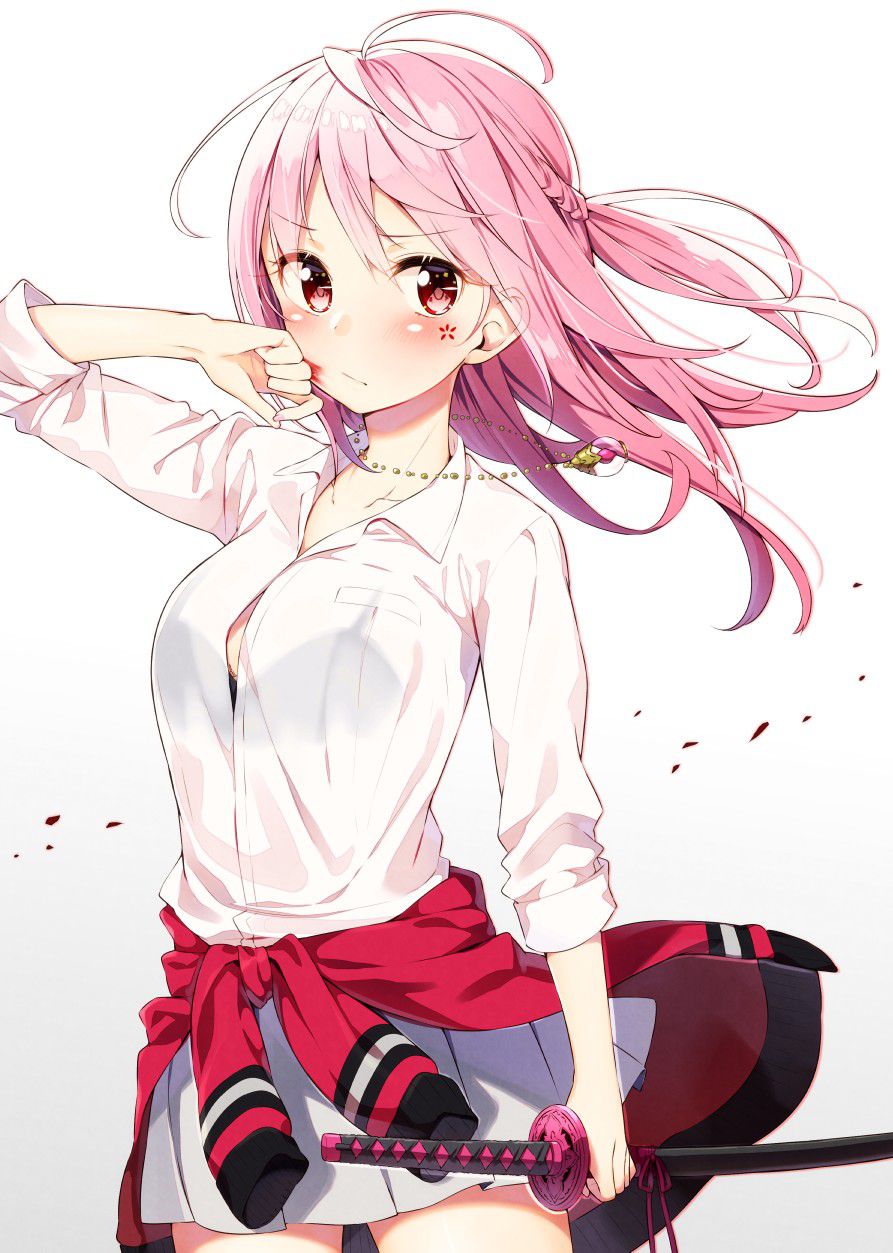 [Secondary] erotic image of "pink hair beautiful girl" that exists naturally as an anime character but has definitely not seen in reality 44