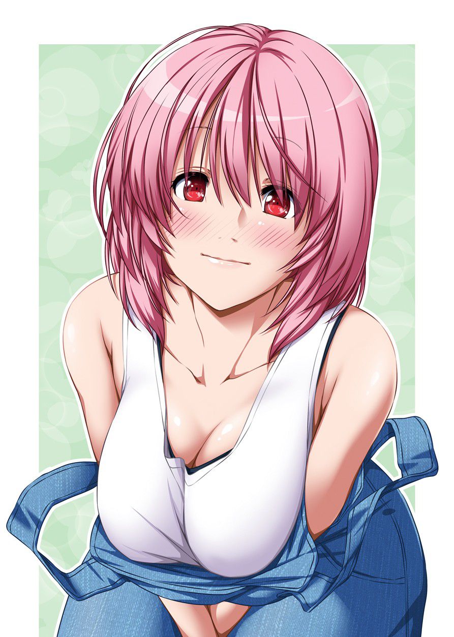 [Secondary] erotic image of "pink hair beautiful girl" that exists naturally as an anime character but has definitely not seen in reality 62