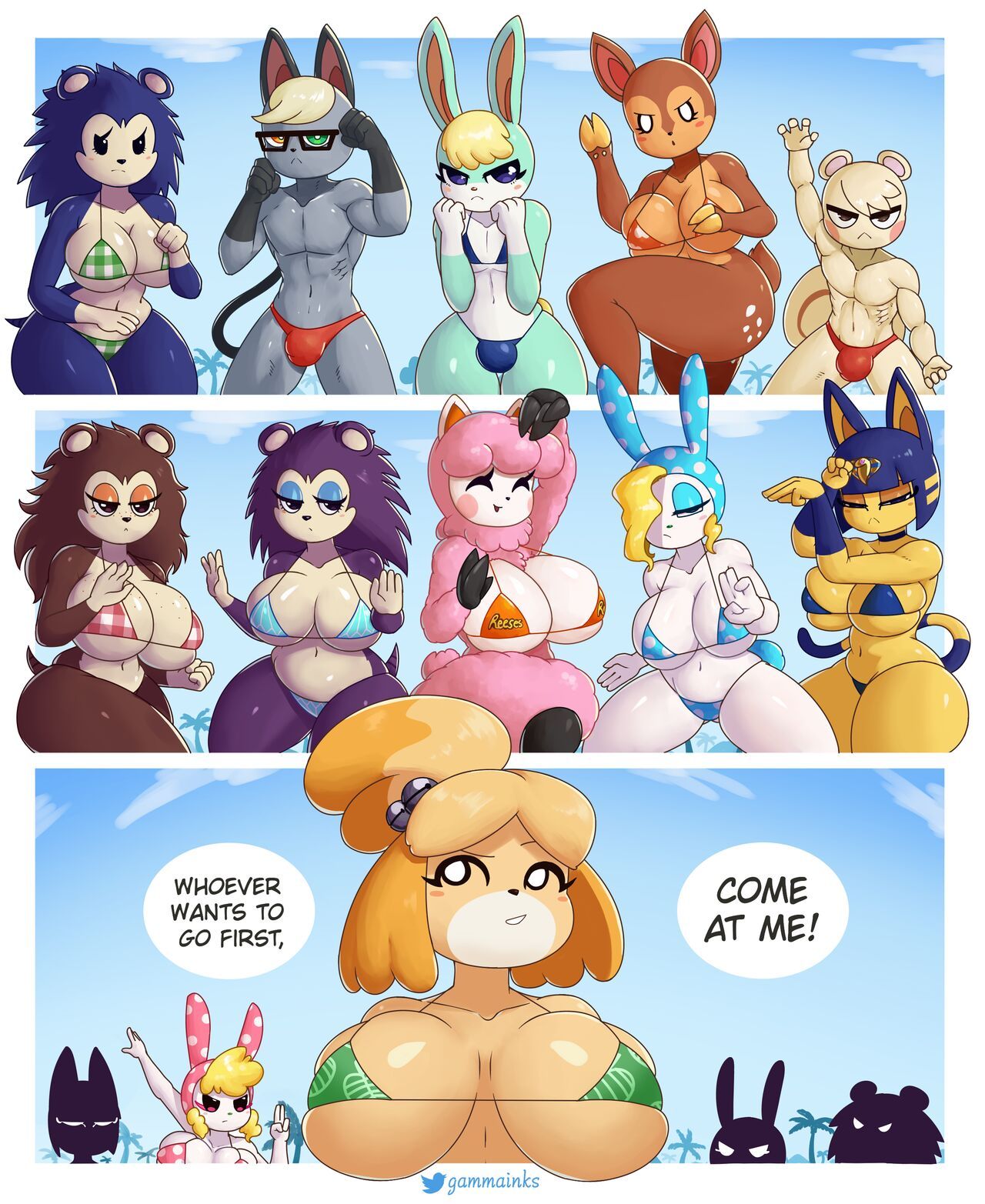 [Gammainks] Isabelle's challenge (Animal Crossing) [Ongoing] 2