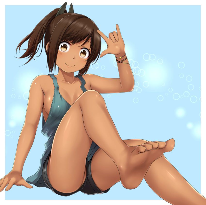 [111 pieces of intense selection] secondary image of a cute girl barefoot 110