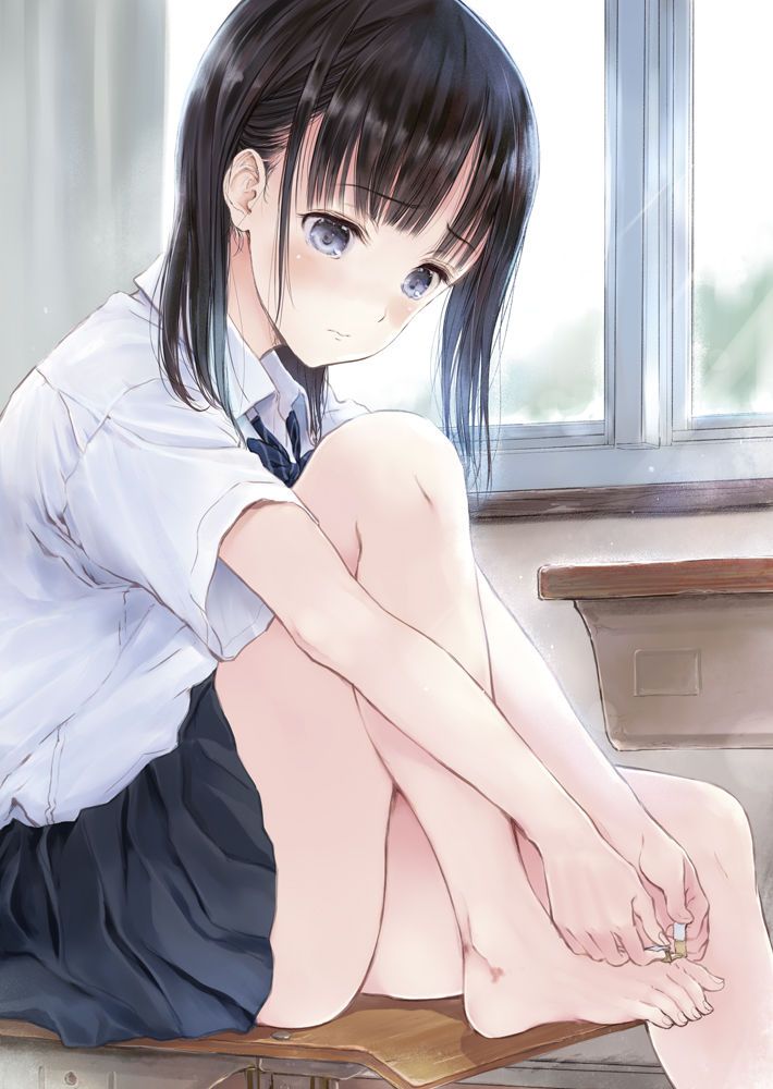 [111 pieces of intense selection] secondary image of a cute girl barefoot 16