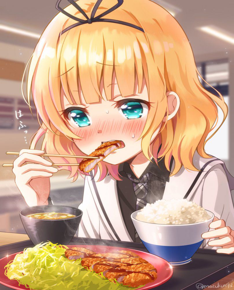 【Secondary】Image of a girl eating and drinking Part 3 1