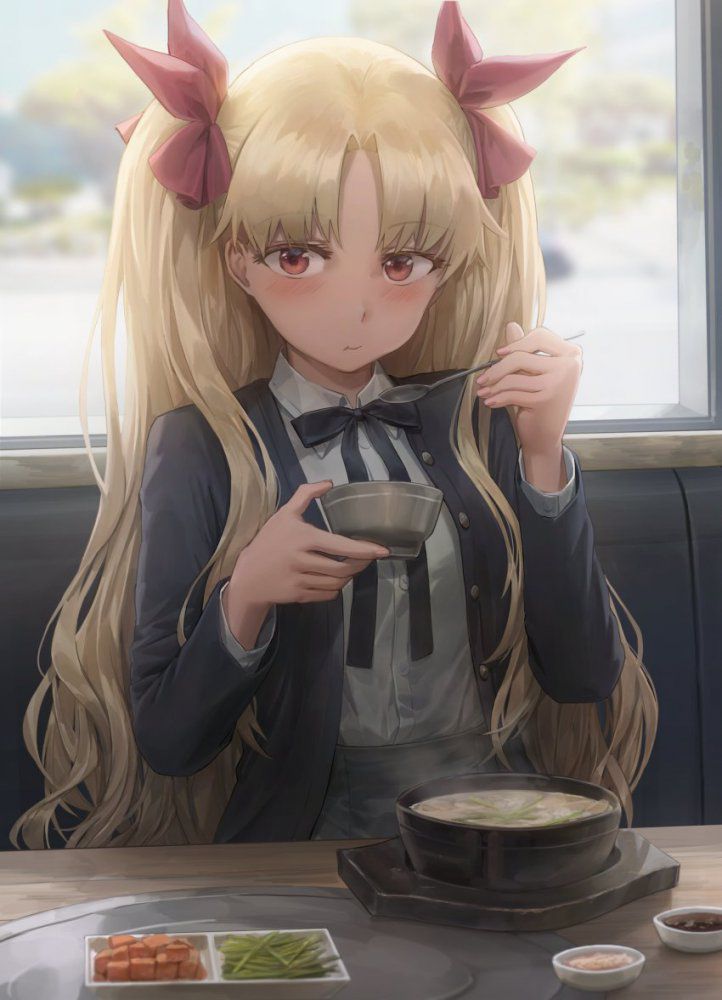 【Secondary】Image of a girl eating and drinking Part 3 21