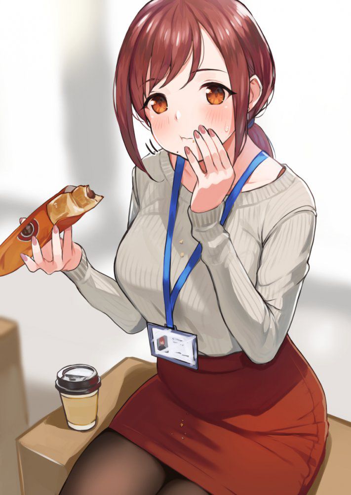 【Secondary】Image of a girl eating and drinking Part 3 29