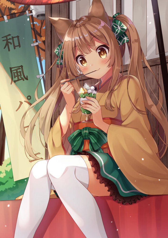 【Secondary】Image of a girl eating and drinking Part 3 8