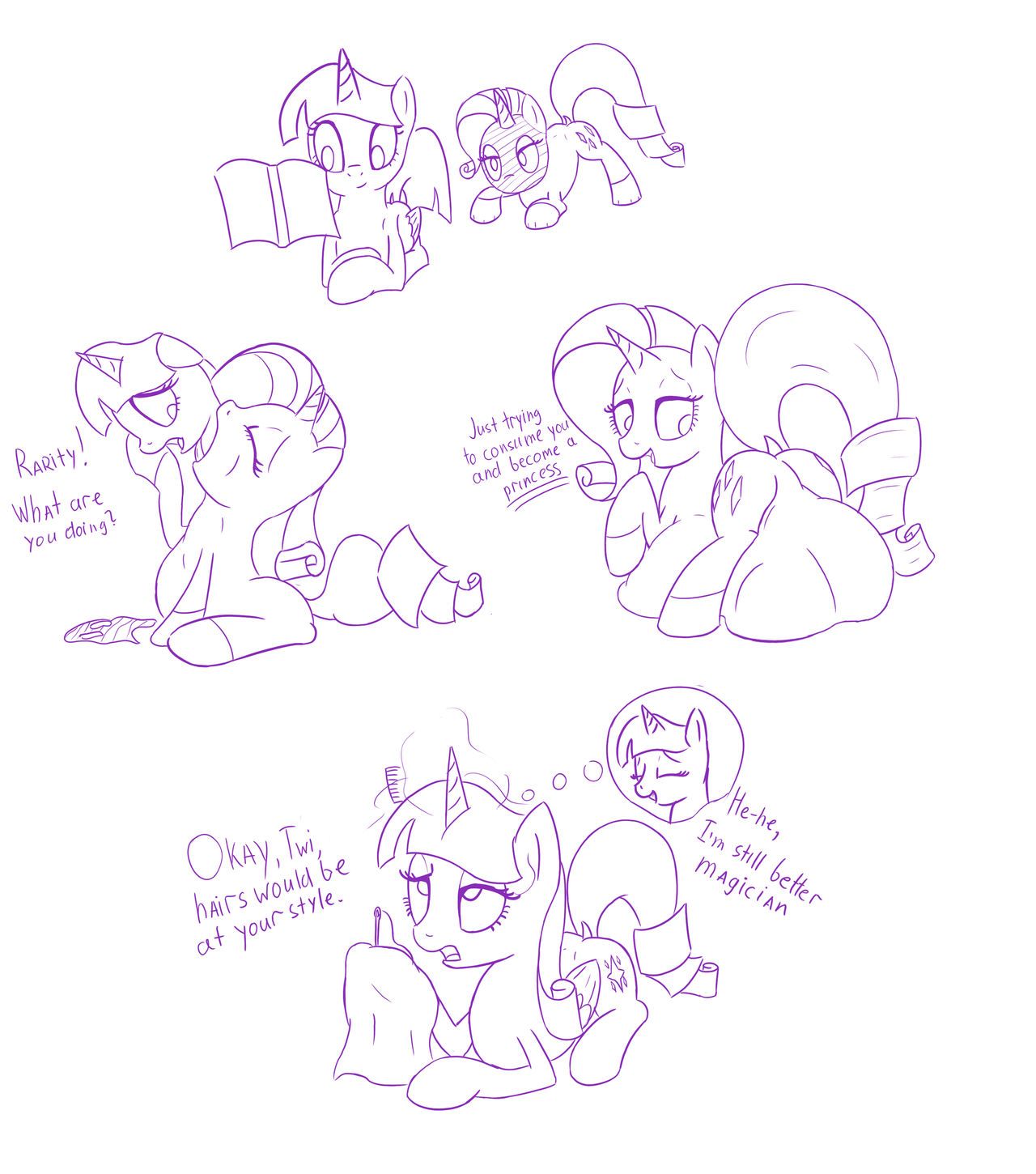 Rarity Vore Art Collection 2