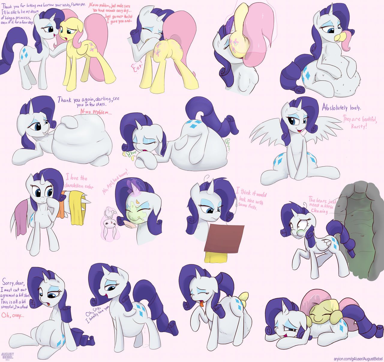 Rarity Vore Art Collection 24