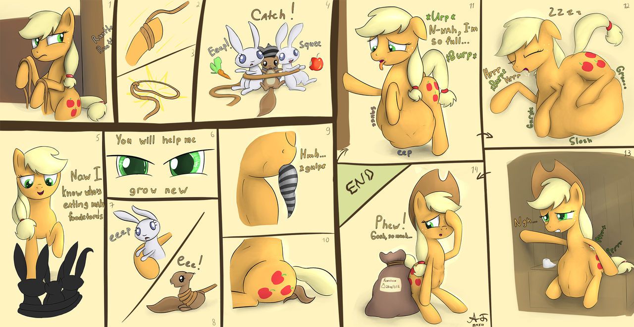 Applejack Vore Art Collection 10