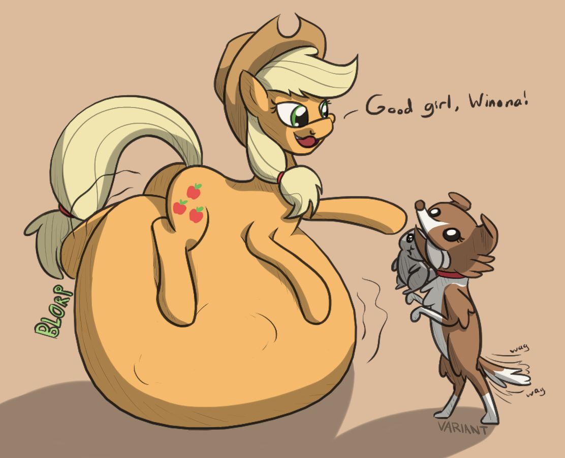 Applejack Vore Art Collection 16