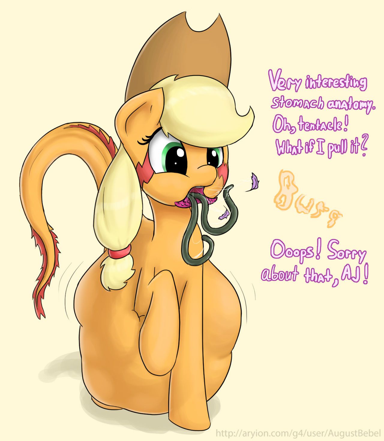 Applejack Vore Art Collection 17